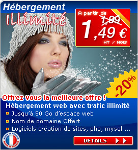 H�bergement web, hebergeur de site web.