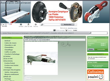 Boutique en ligne Auvergne Camping-car
