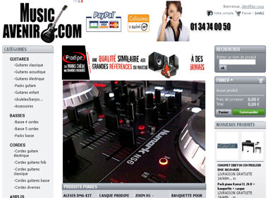 Boutique en ligne MusicAvenir.com