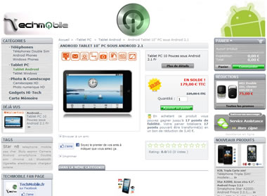 Boutique en ligne Techmobile