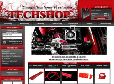 Boutique en ligne TechShop