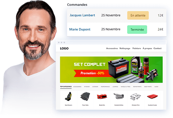 Gestion complète des commandes