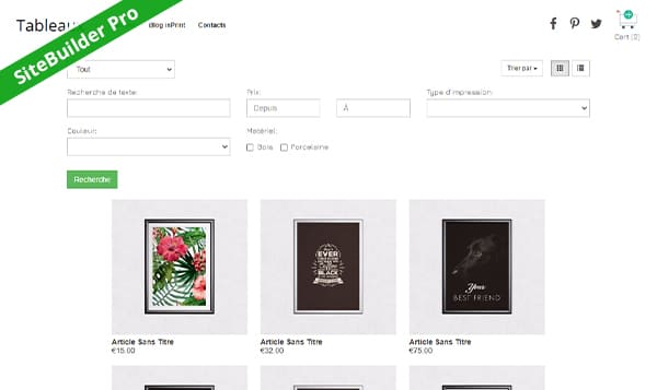 Template SiteBuilder Pro