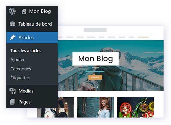 Créer un blog WordPress