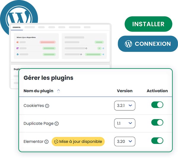 Gérer votre site avec WordPress Manager