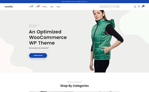 Theme WooCommerce Woostify