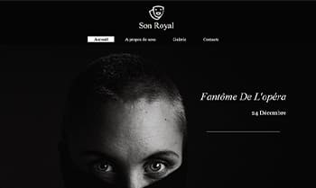 Template site opéra